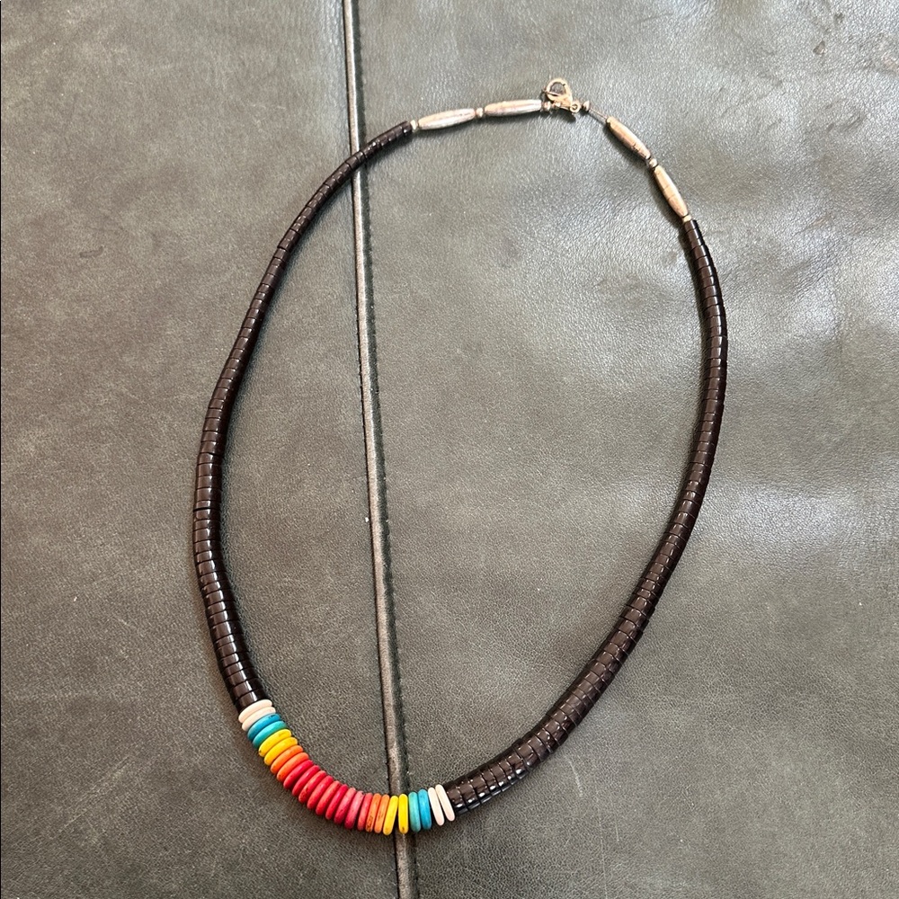 Colorful Native Heshi Beaded Necklace